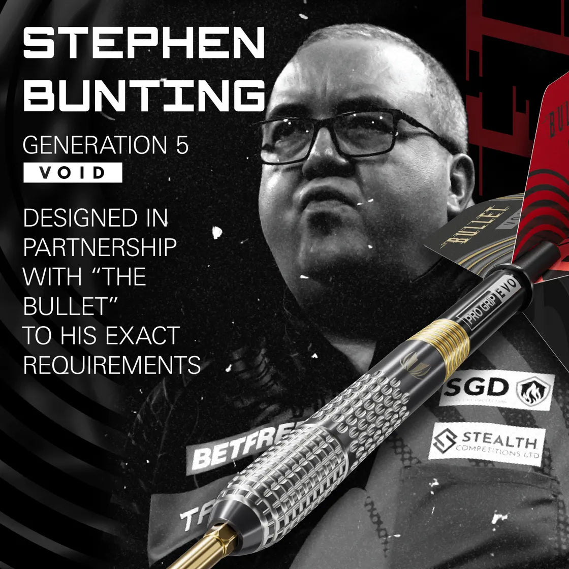 Target - Stephen Bunting G5 - Void - 95% - Steel Darts Szett - Direct Darts - 2