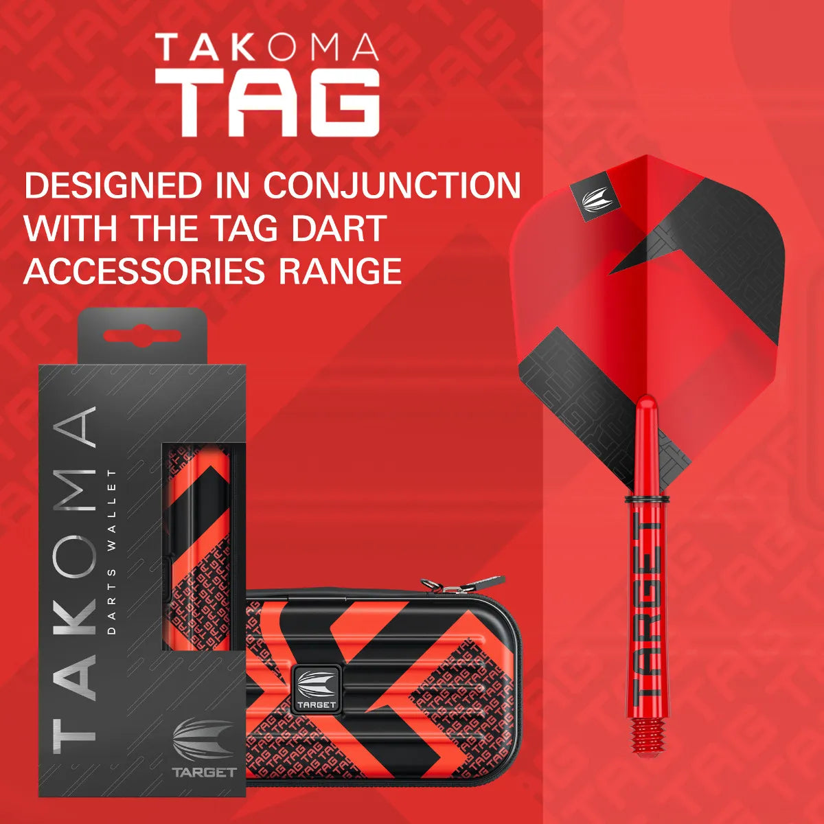 Target Takoma Tag Piros Darts Tok - Direct Darts - 3