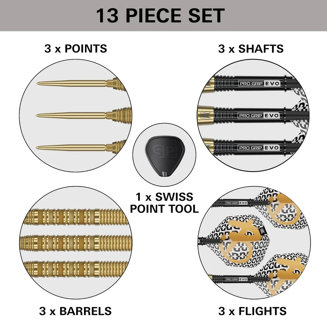 Target - Bolide Envy 01 - 90% - Steel Darts Szett - Direct Darts - 4