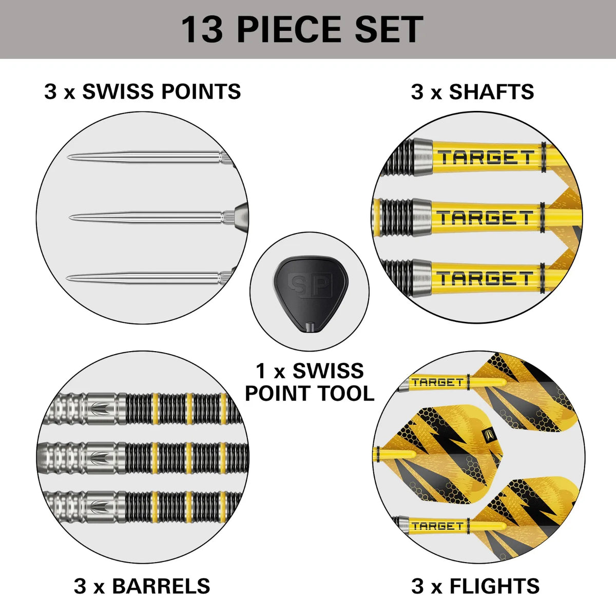 Target - Buzz Sp02 - 90% - Steel Darts Szett - Direct Darts - 4
