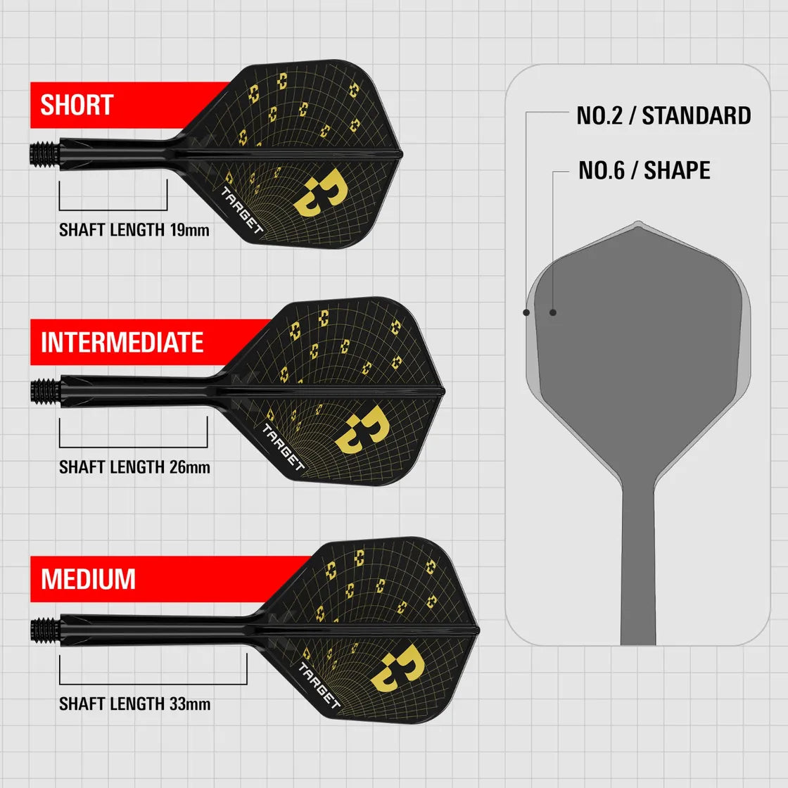 Target - K-Flex - Bolide - No6 - Darts Toll/Szár - Direct Darts - 3