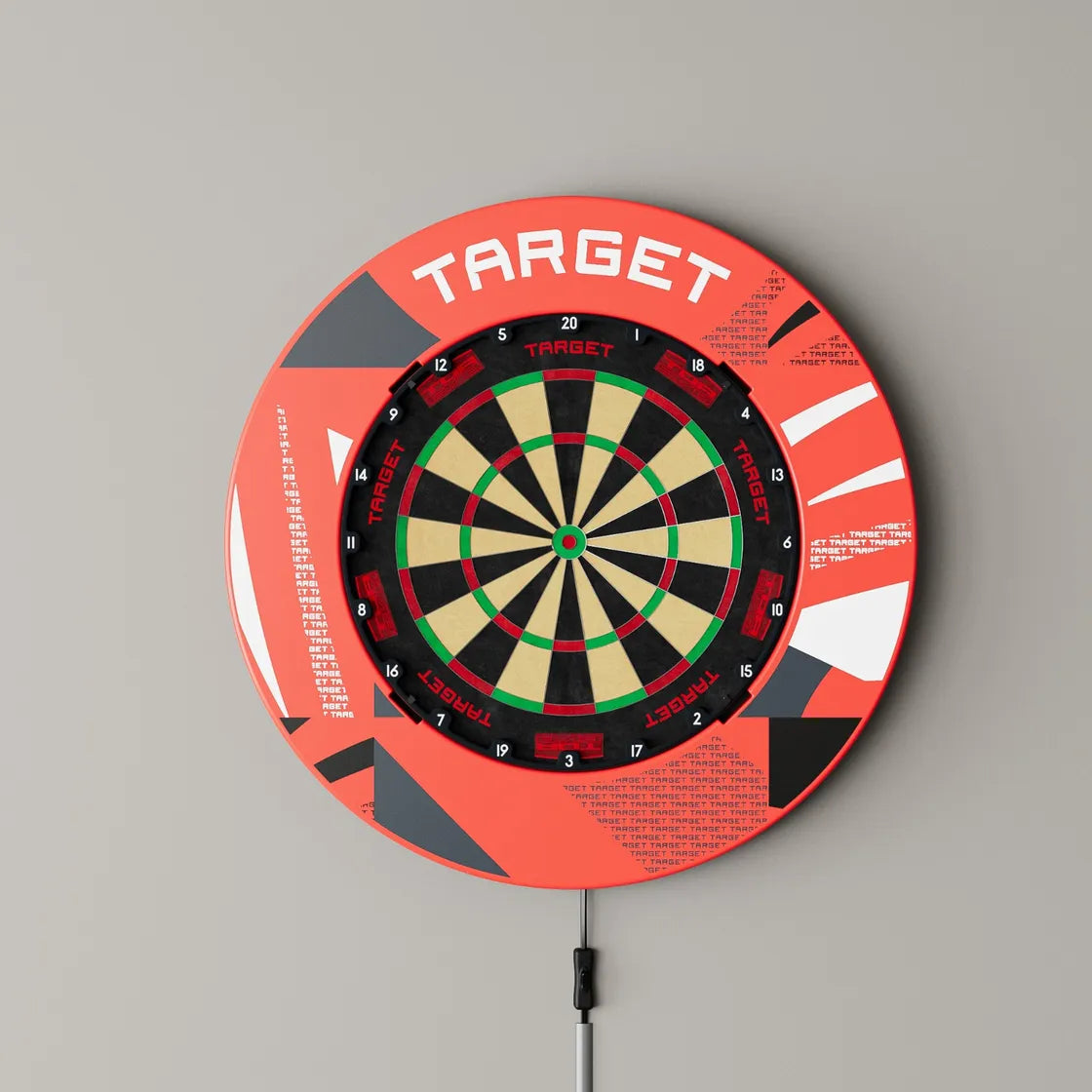 Target - Red Patterned Notched - Darts Falvédő - Direct Darts - 8