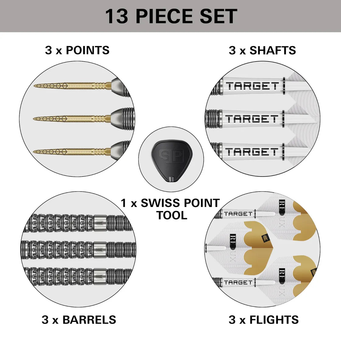 Target - Redux 03 - 90% -Darts Nyíl Szett - Direct Darts - 4