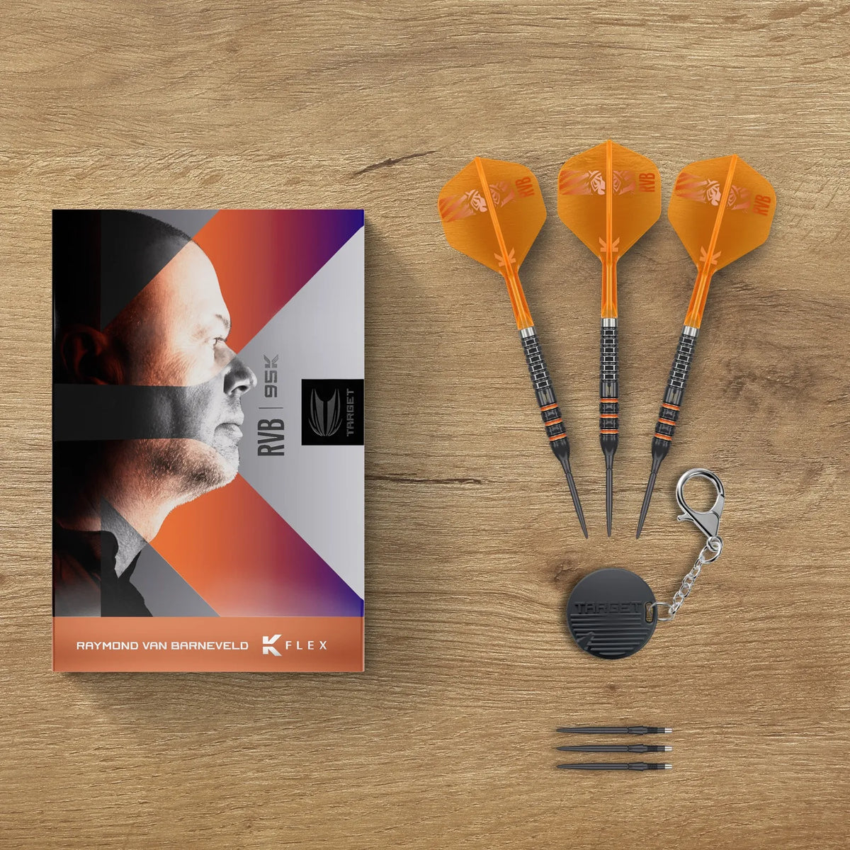 Target - Raymond Van Barneveld - 95K - Steel Darts Szett - Direct Darts - 5