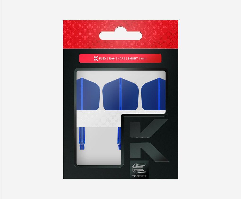 Target - K-Flex - No6 - Kék - Egybe Darts Szár/Toll - Direct Darts - 3