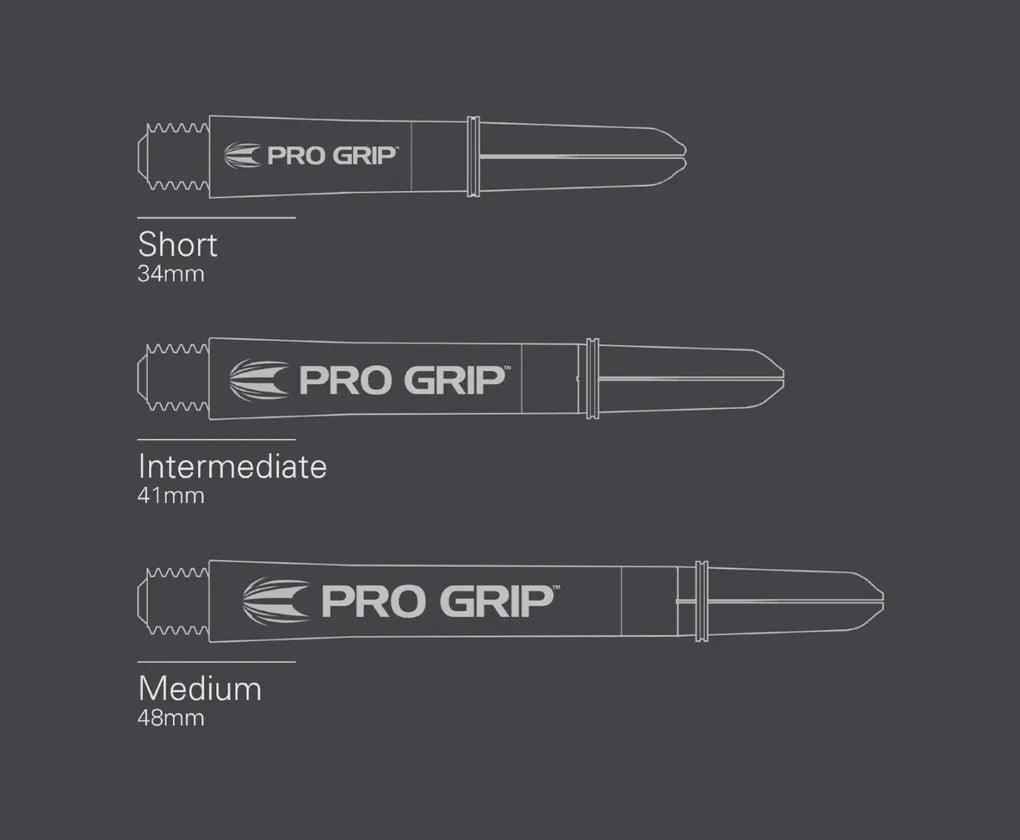 Target - Pro Grip - Fekete - 3 Szett (9 Db) - Darts Szár - Direct Darts