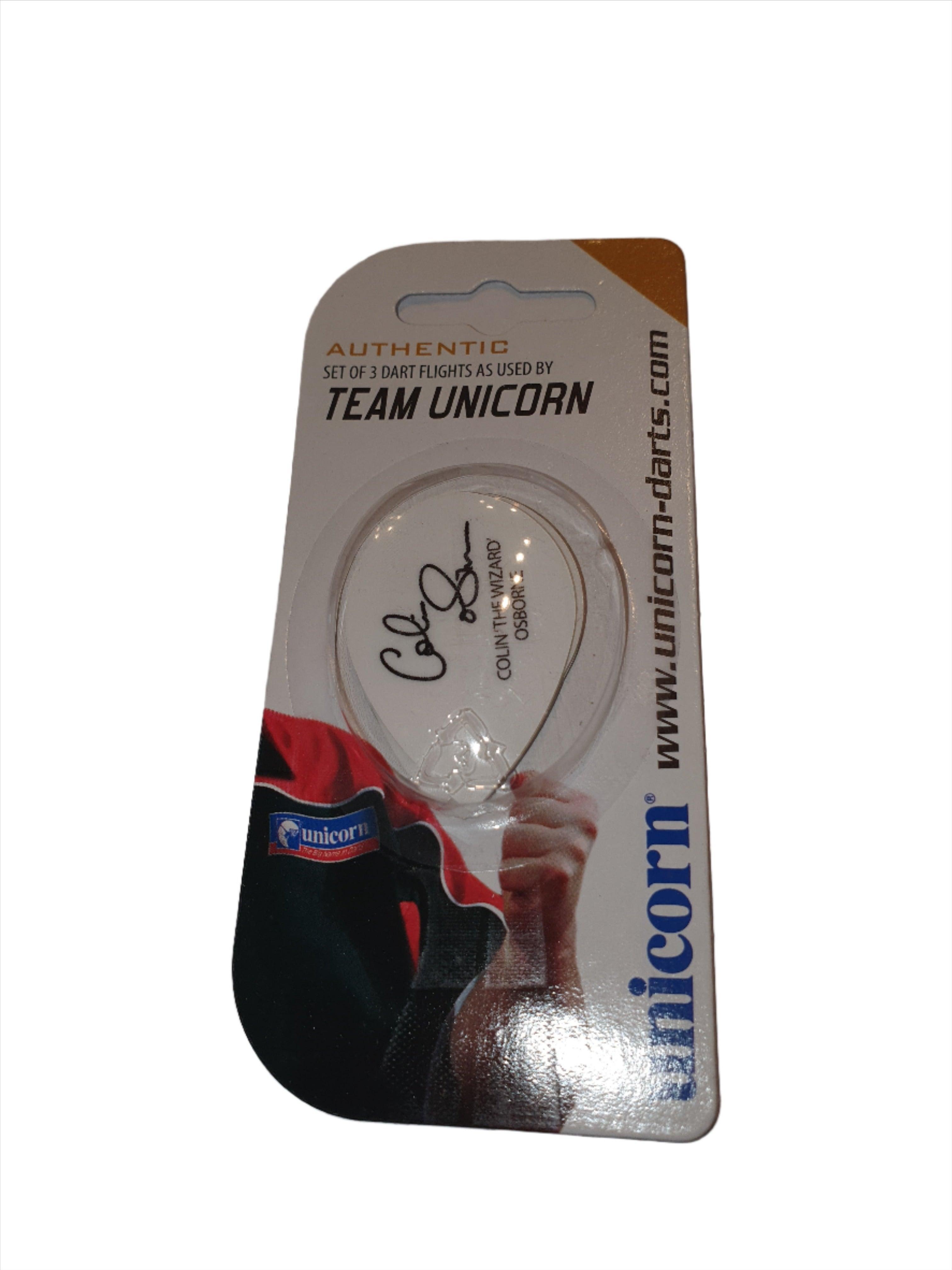 Unicorn - Authentic - Colin Osborne - White - Xtra - 100 Mikron - Darts Toll - Direct Darts - 1