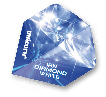 Unicorn - Authentic Diamond Ian White - 125 Mikron - Dart Toll - Direct Darts - 1