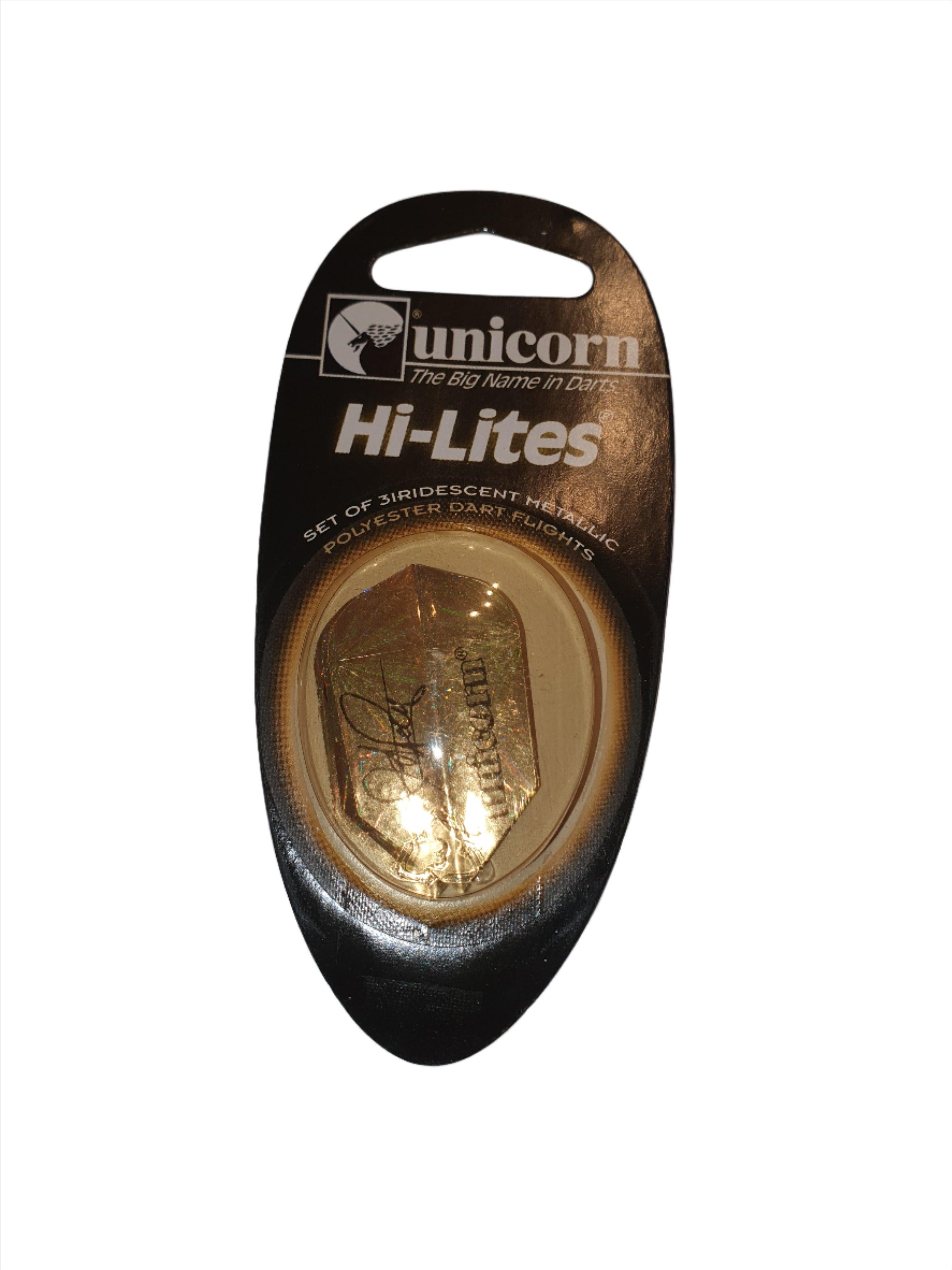 Unicorn - Authentic - John Part - Gold - Slim - 100 Mikron - Darts Toll - Direct Darts - 1