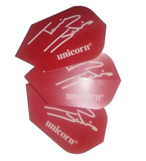 Unicorn - Authentic - Terry Jenkins - Red - Slim - 100 Mikron - Darts Toll - Direct Darts - 1