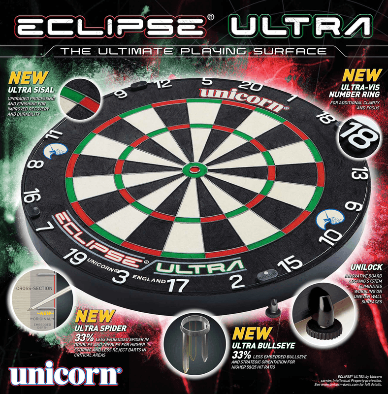 Unicorn - Eclipse Ultra Unilock - Darts Tábla - Direct Darts - 4