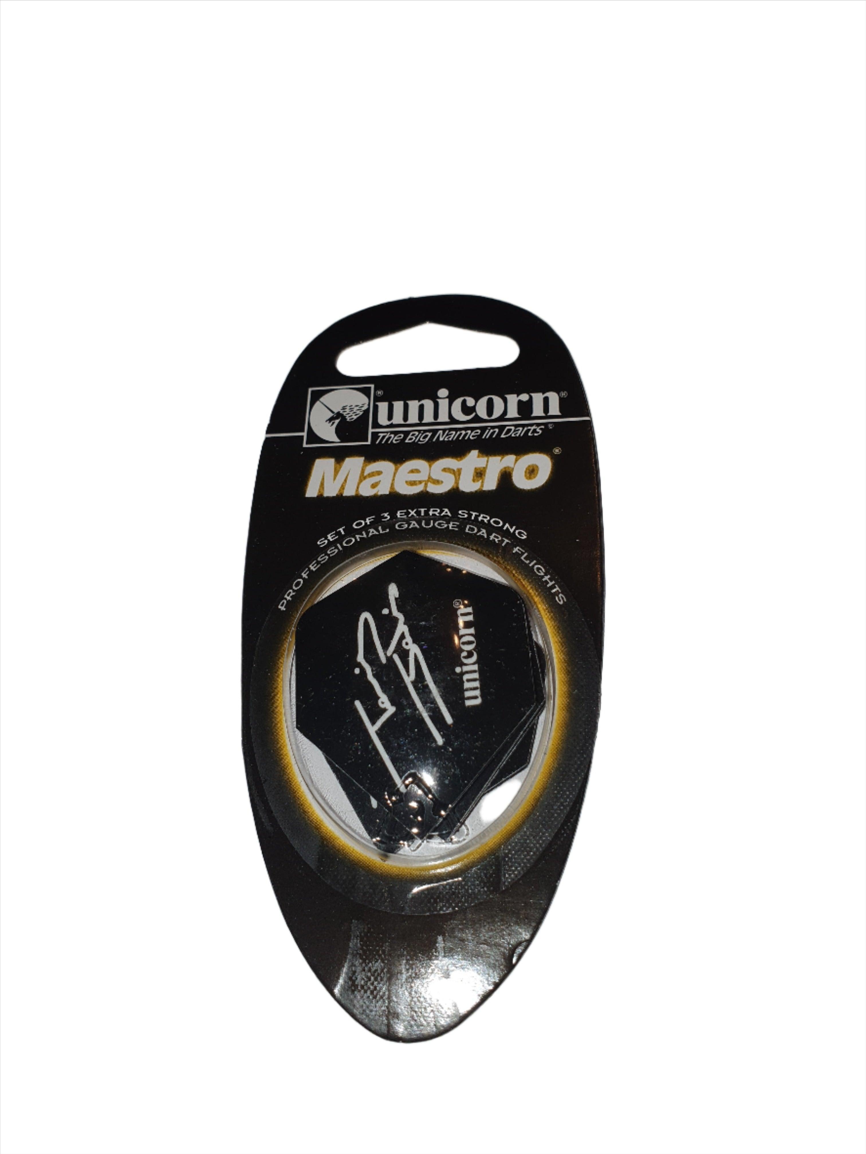 Unicorn - Maestro - Terry Jenkins - Black - Plus - 100 Mikron - Darts Toll - Direct Darts - 1