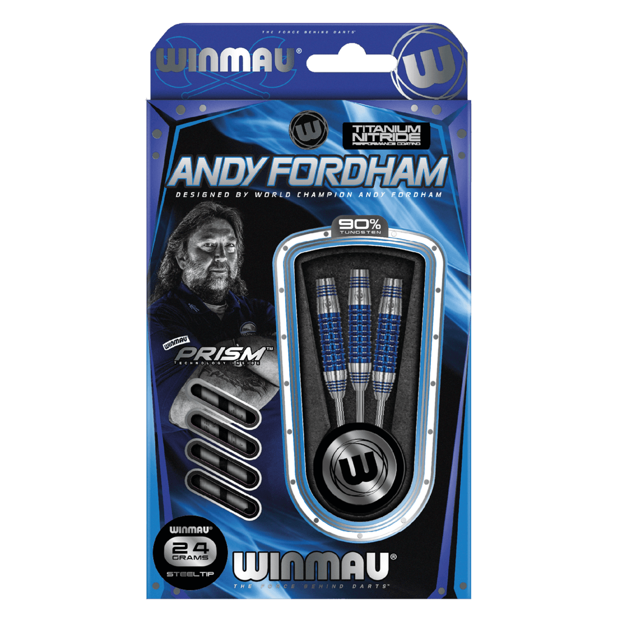 Winmau - Andy Fordham Special Edition 90% - Steel Darts Szett - Direct Darts - 3