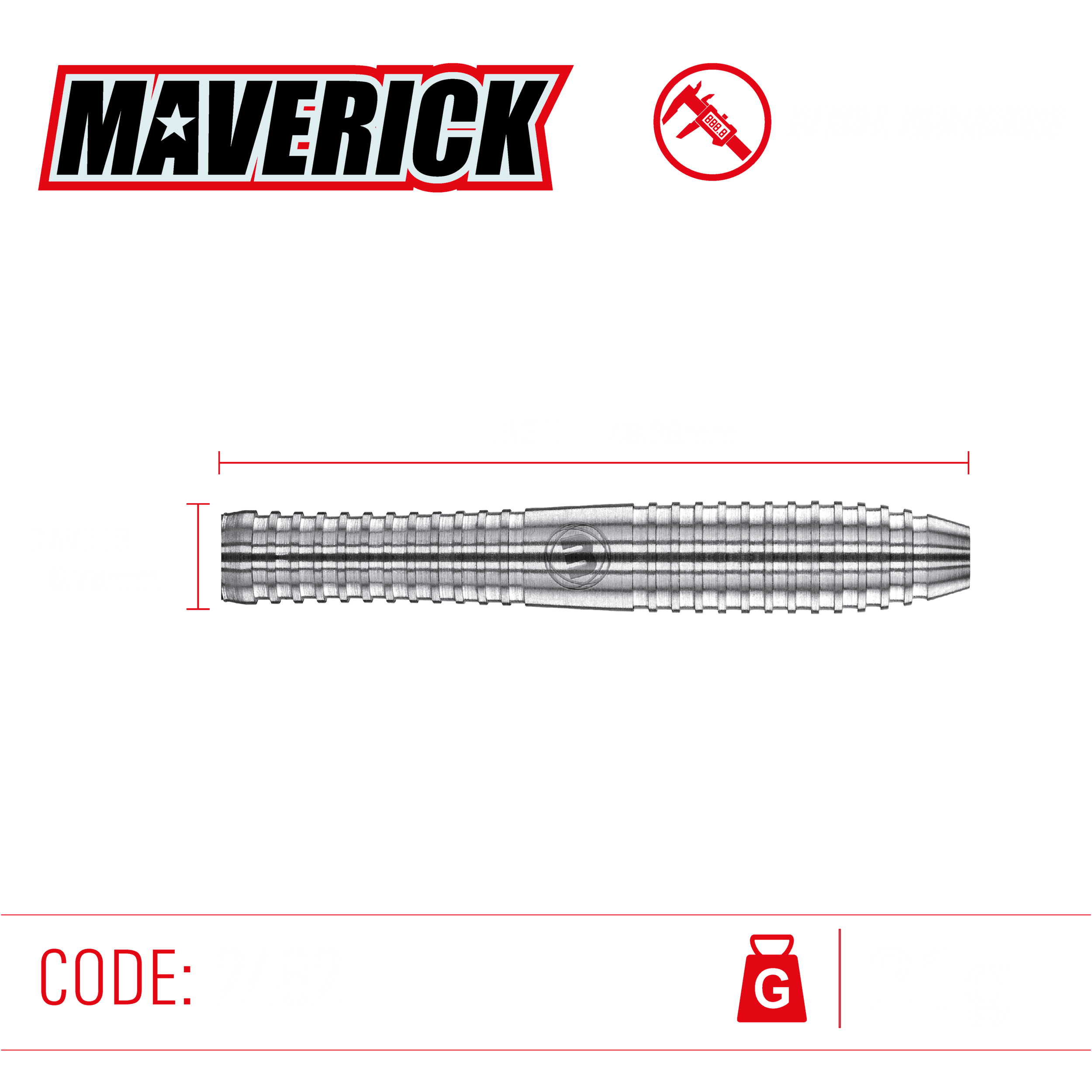 Winmau - Maverick 80% - Steel Darts Szett - Direct Darts - 4