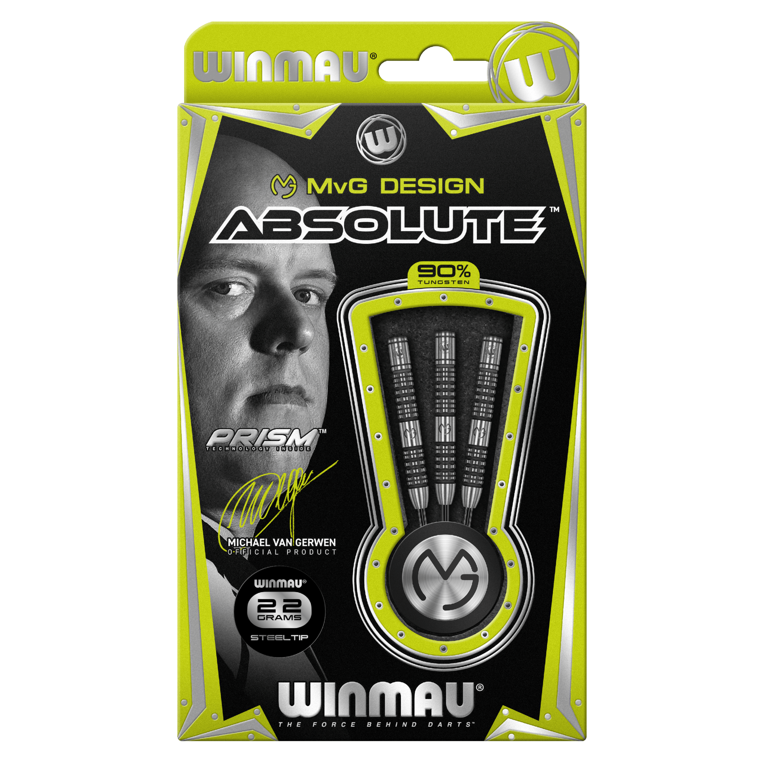 WINMAU - MVG ABSOLUTE 90% - STEEL DARTS SZETT - Direct Darts