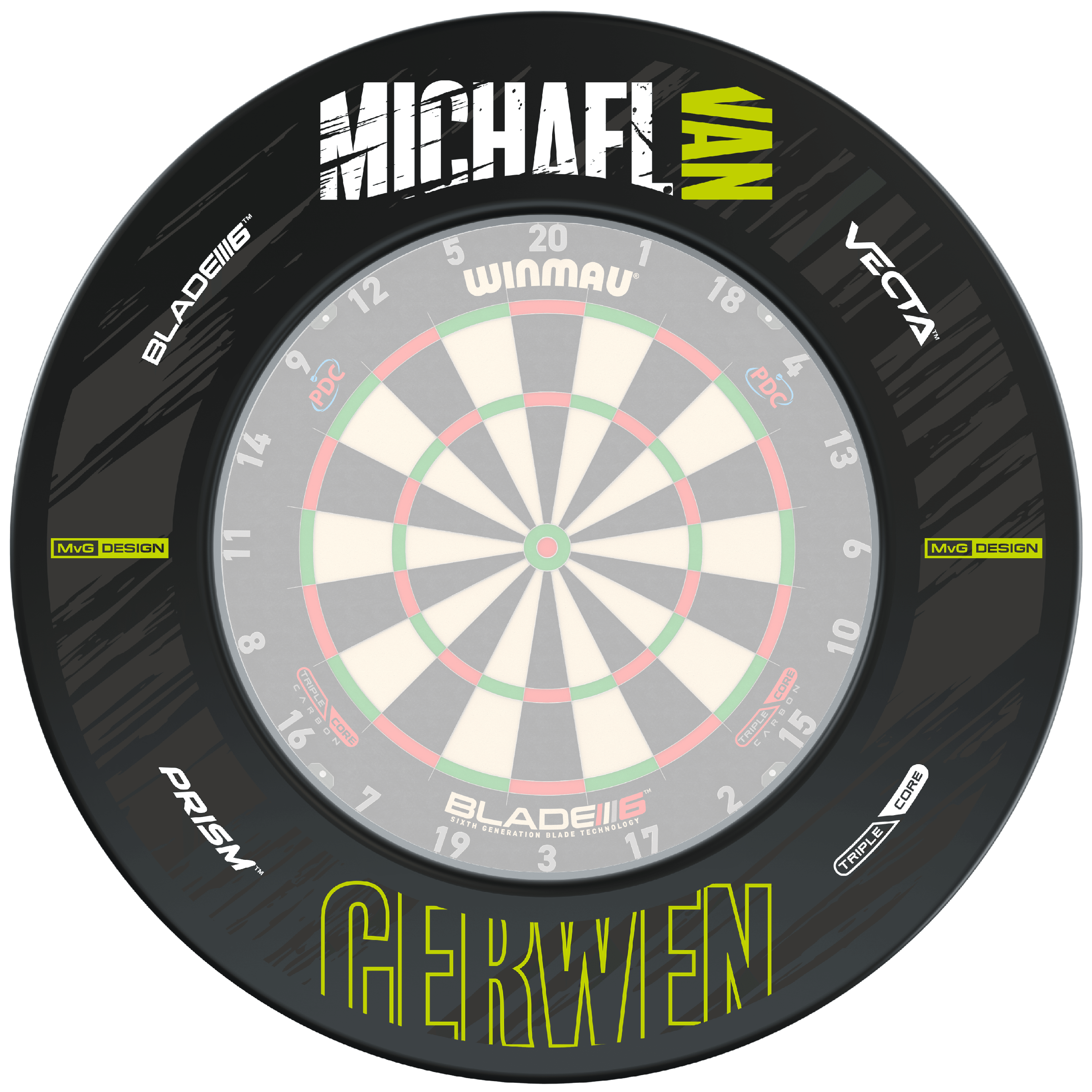 Winmau - Mvg Retro - Darts Falvédő - Direct Darts