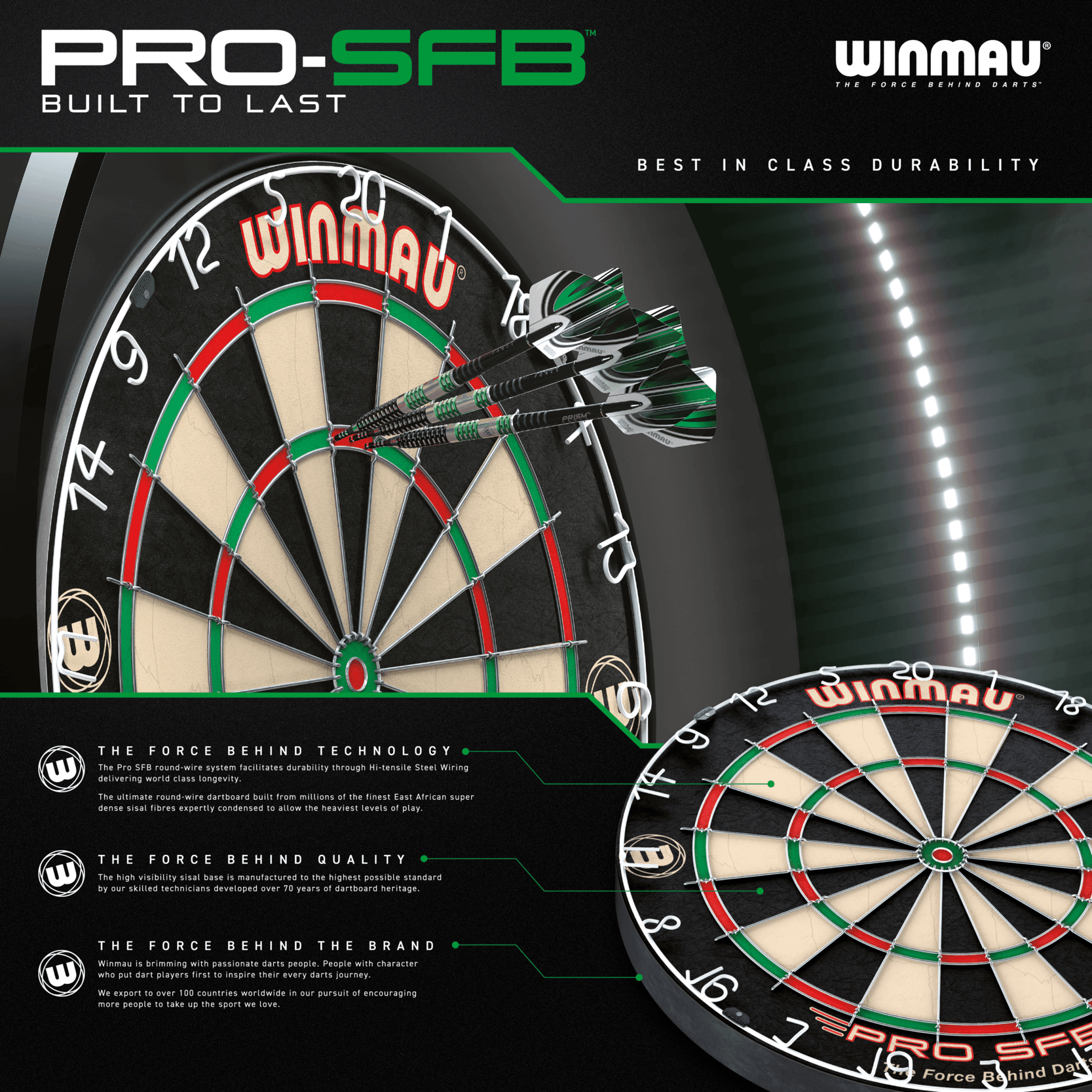 Winmau - Pro Sfb - Darts Tábla - Direct Darts - 7