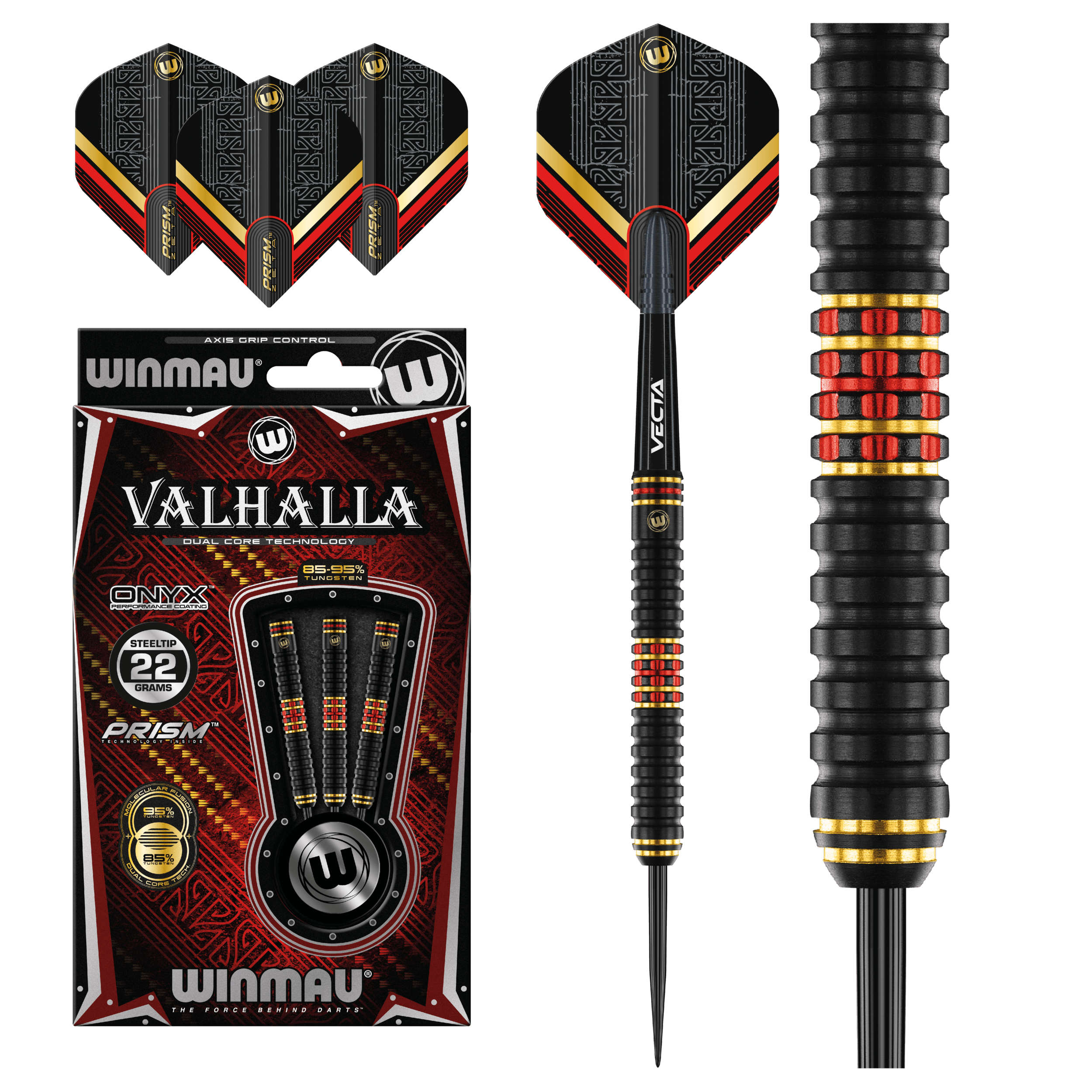 WINMAU - VALHALLA 95%/85% - STEEL DARTS SZETT - Direct Darts