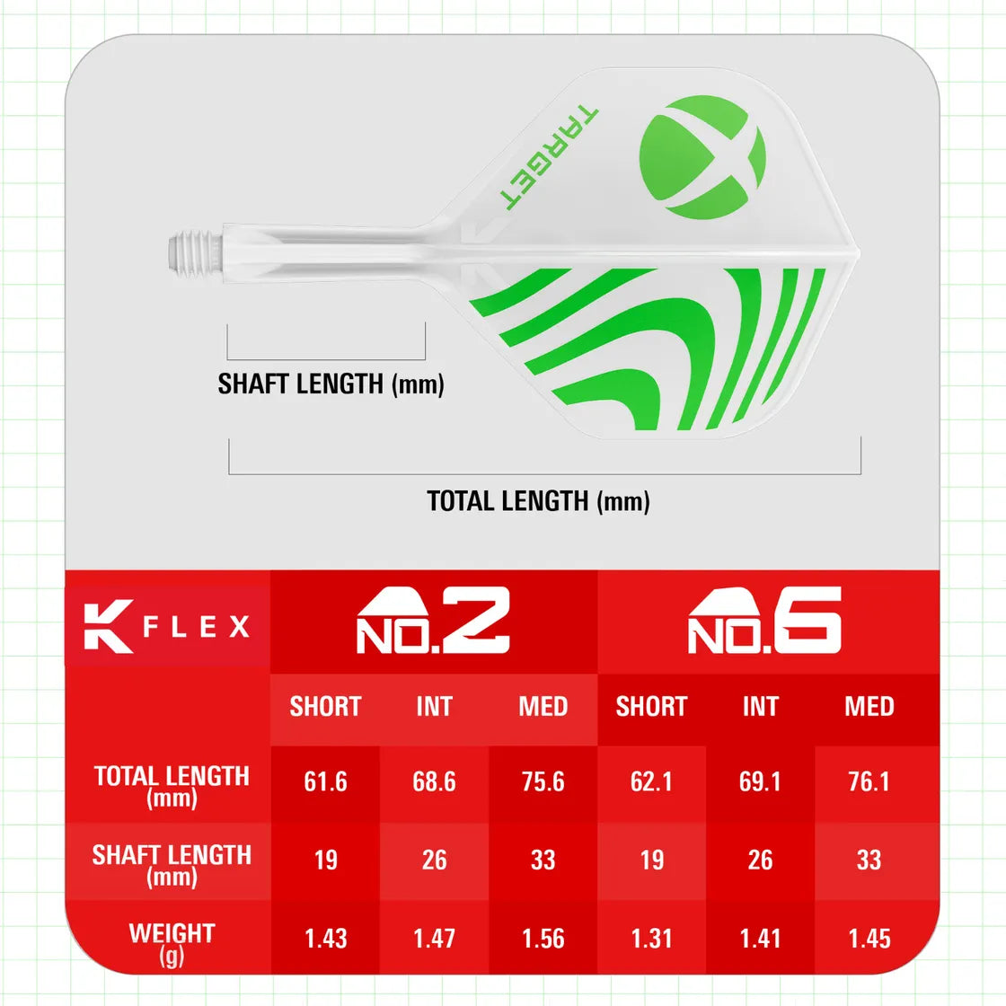 Target - K-Flex - Xbox - No6 - Darts Toll/Szár - Direct Darts - 3