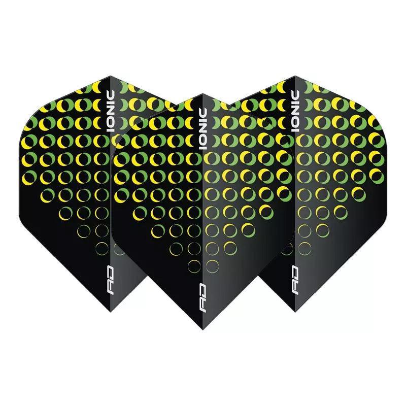 Red Dragon - Hardcore Ionic Yellsárgaow Circles - 100 Mikron - Darts Toll - Direct Darts - 1